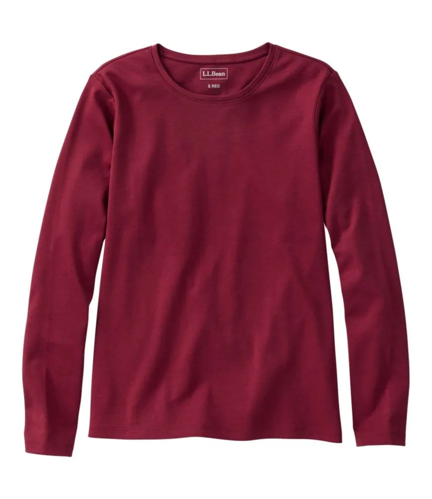 Women's L.L.Bean Tee, Long-Sleeve Crewneck