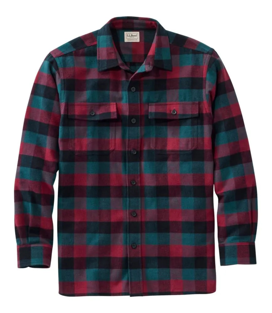 Men's Chamois Shirt, Traditional Fit, Plaid
