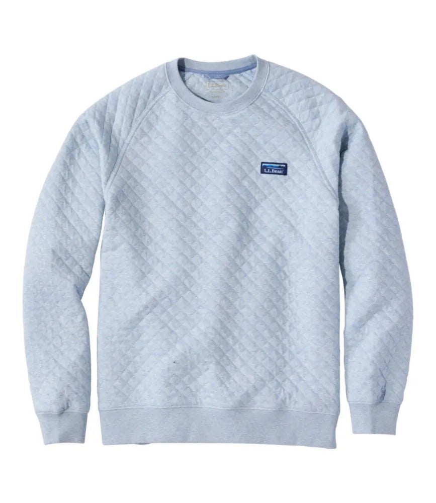 Men's Quilted Sweatshirt, Crewneck