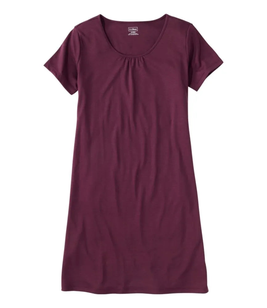 Women's Supima® Nightgown, Short-Sleeve