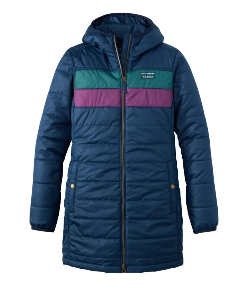 Women's Mountain Classic Puffer Coat, Colorblock