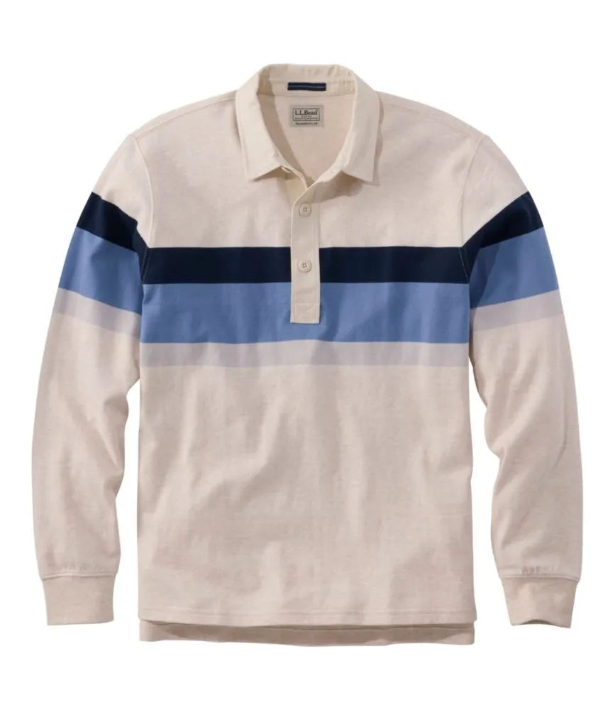Men's Bean's Vintage Soft Rugby, Chest Stripe