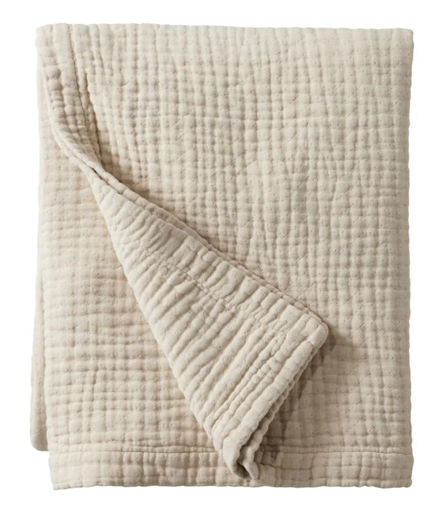 Lightweight Cotton Gauze Throw