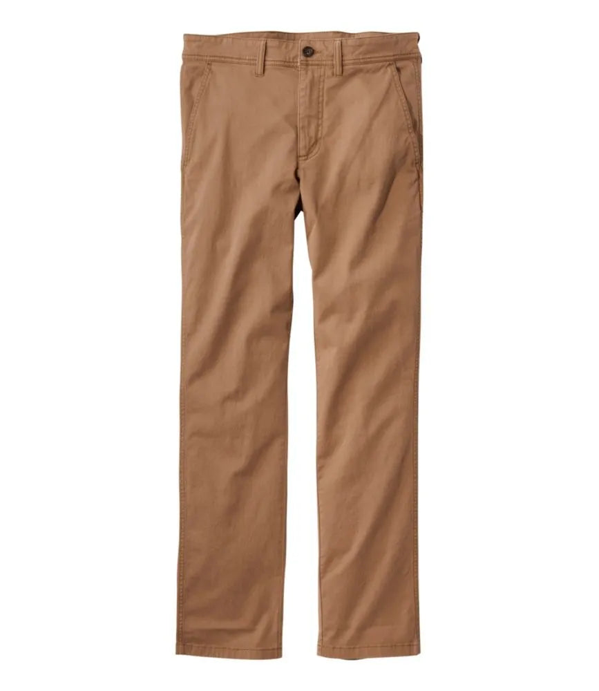 Men's Sunwashed Khaki Pants, Standard Fit