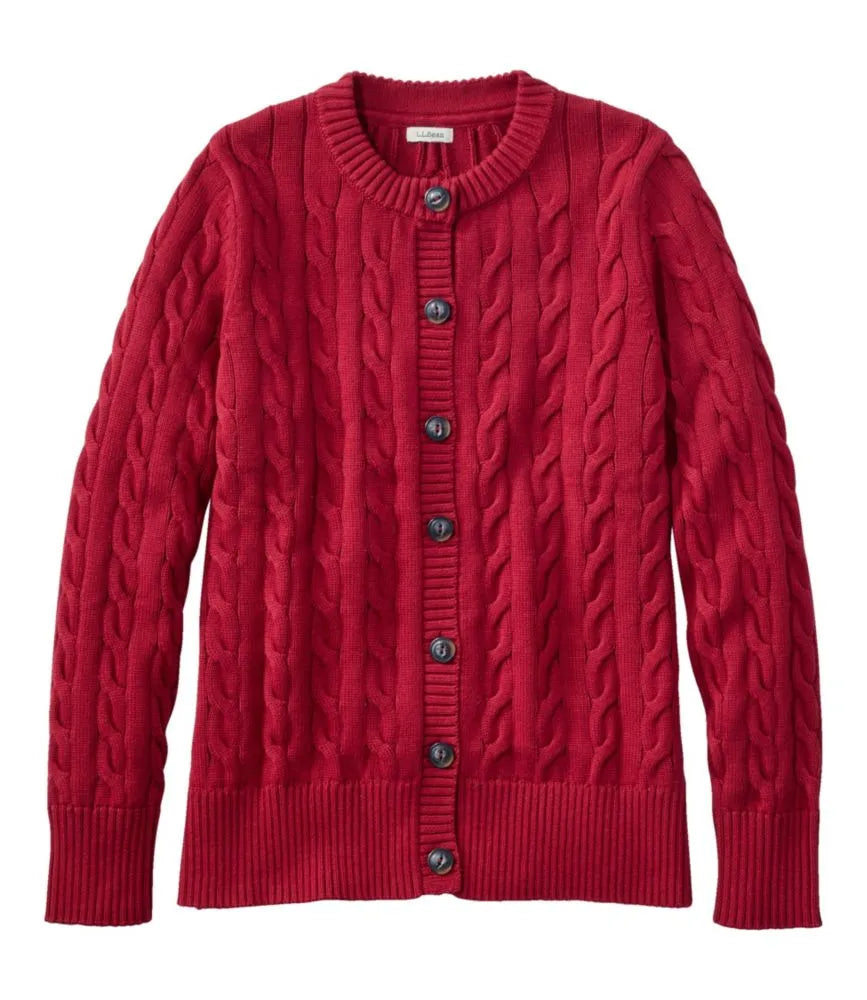 Women's The Original Double L® Sweater, Cable Cardigan