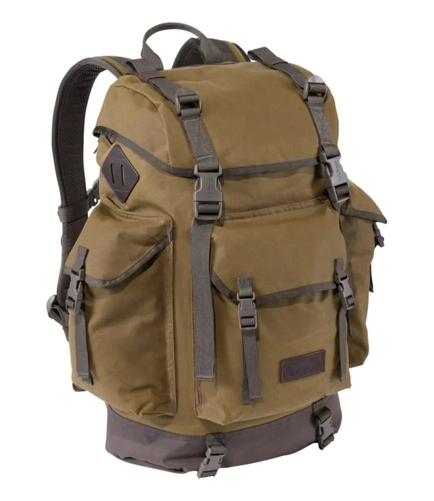 Continental Rucksack, Waxed Canvas