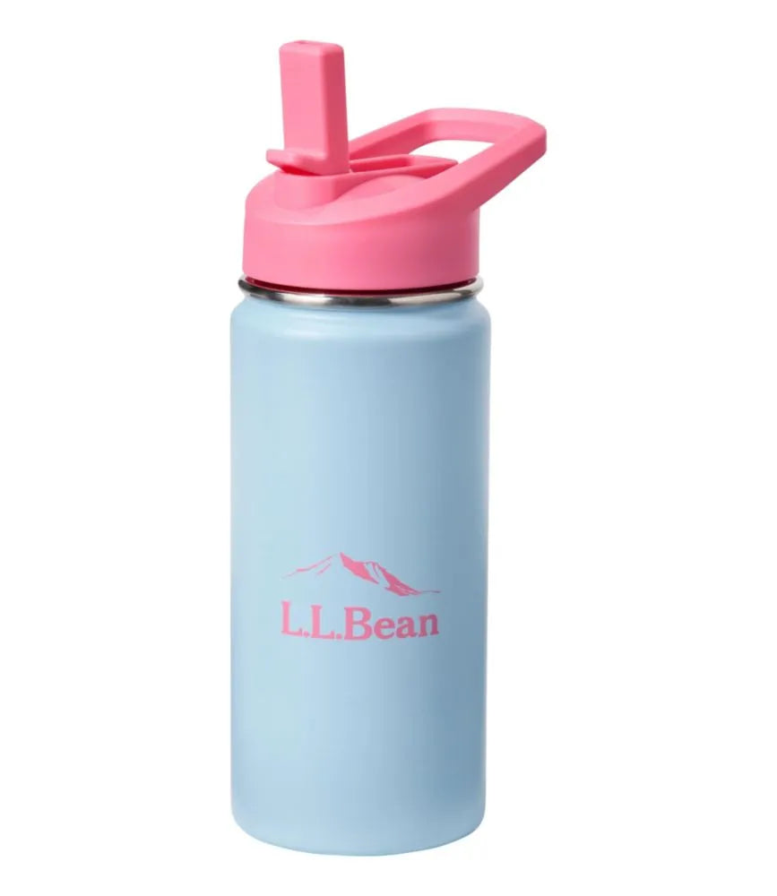 Bean Canteen Insulated Straw Water Bottle, 16 oz.