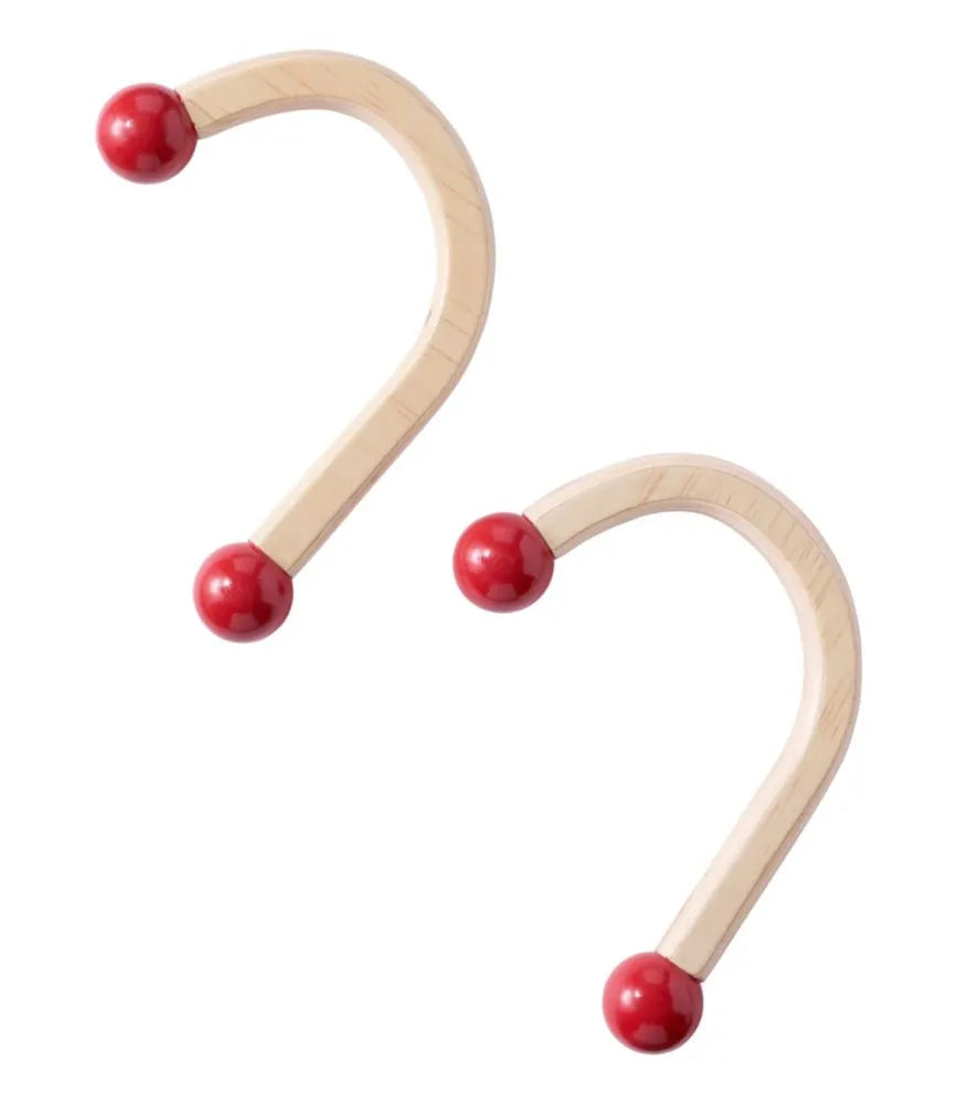 Wooden Stocking Hangers, Set of 2