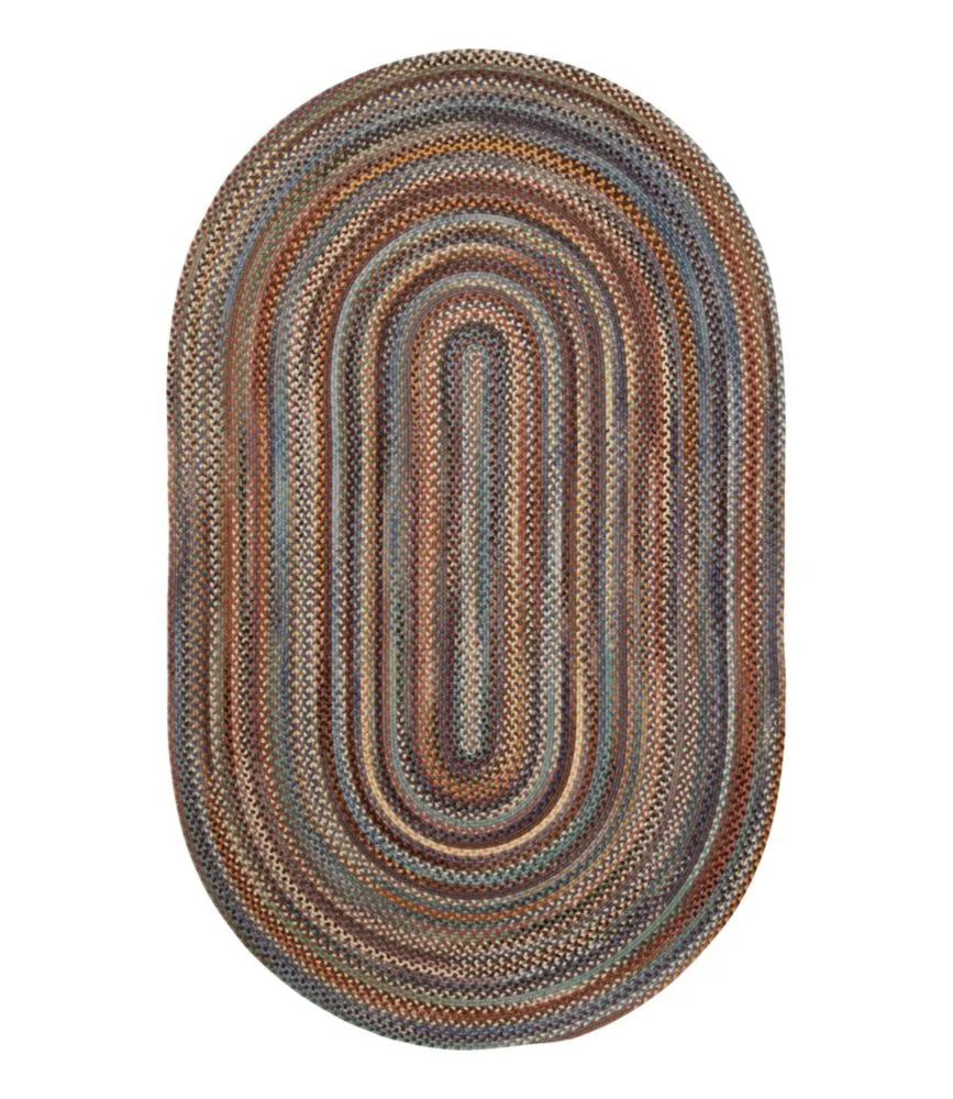 L.L.Bean Braided Wool Rug, Oval