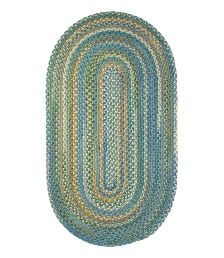 L.L.Bean Braided Wool Rug, Oval