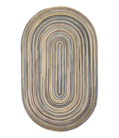 L.L.Bean Braided Wool Rug, Oval
