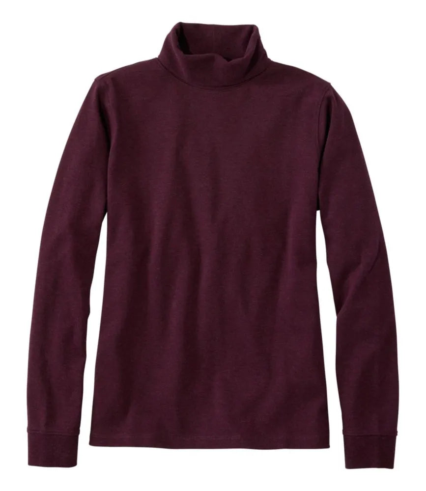 Women's L.L.Bean Interlock Turtleneck, Long-Sleeve