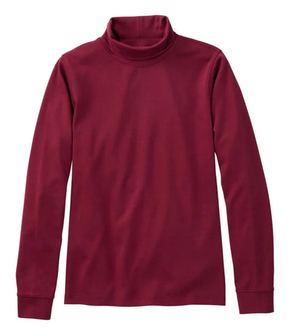 Women's L.L.Bean Interlock Turtleneck, Long-Sleeve