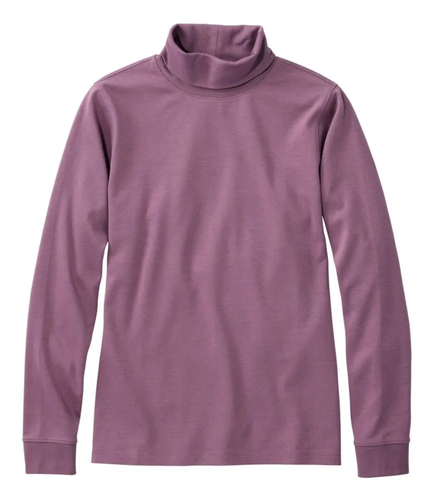 Women's L.L.Bean Interlock Turtleneck, Long-Sleeve