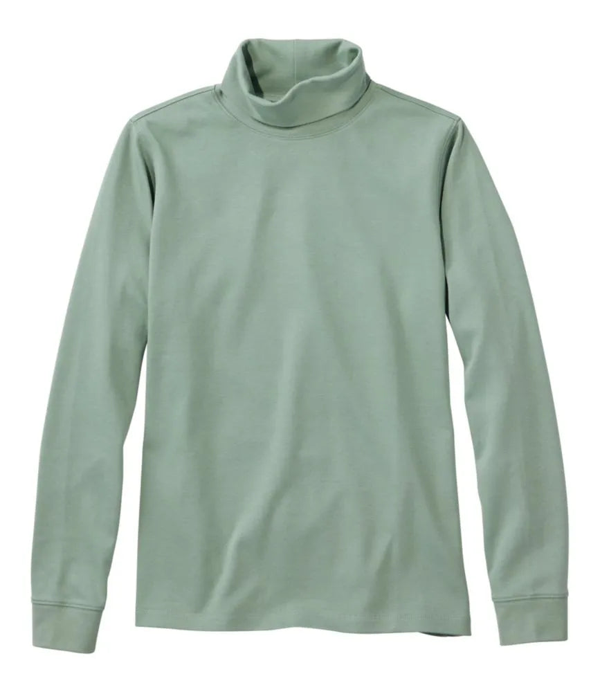 Women's L.L.Bean Interlock Turtleneck, Long-Sleeve