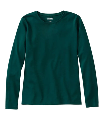 Women's L.L.Bean Tee, Long-Sleeve Crewneck