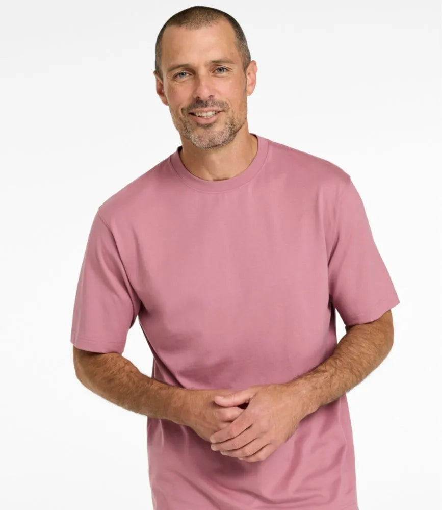 Men's Carefree Unshrinkable Tee, Traditional Fit Short-Sleeve