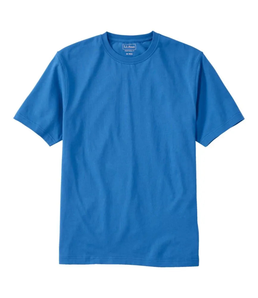 Men's Carefree Unshrinkable Tee, Traditional Fit Short-Sleeve