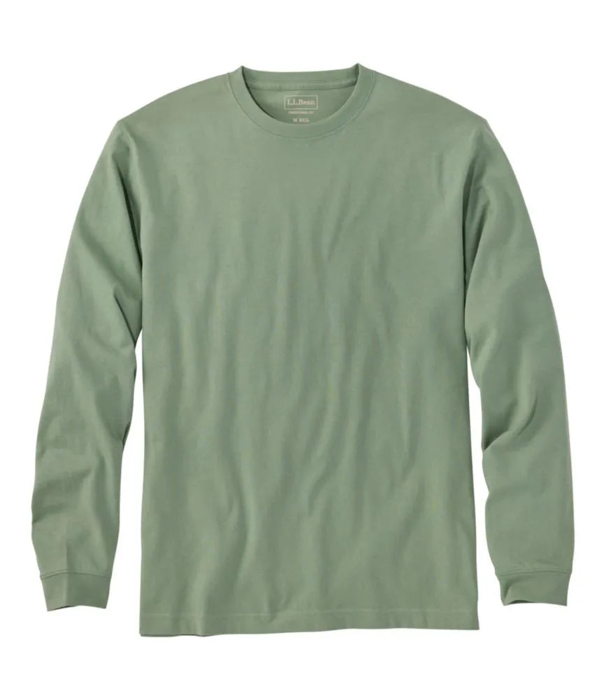 Men's Carefree Unshrinkable Tee, Traditional Fit, Long-Sleeve