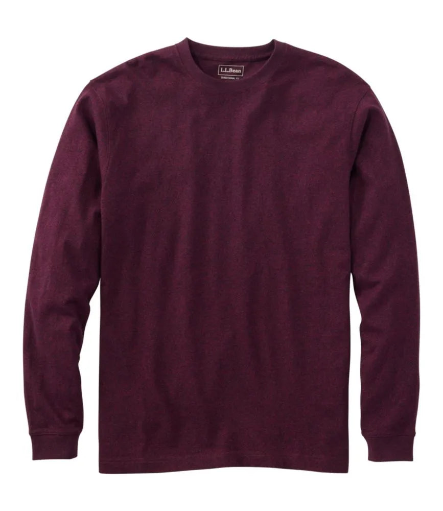 Men's Carefree Unshrinkable Tee, Traditional Fit, Long-Sleeve