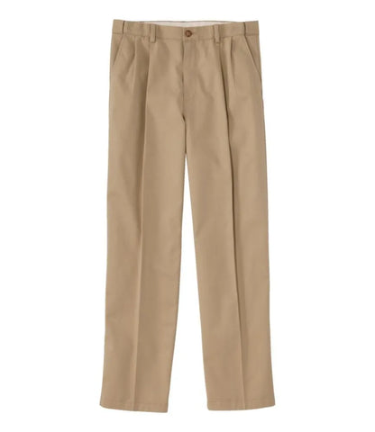 Men's Wrinkle-Free Double L® Chinos, Natural Fit, Hidden Comfort, Pleated