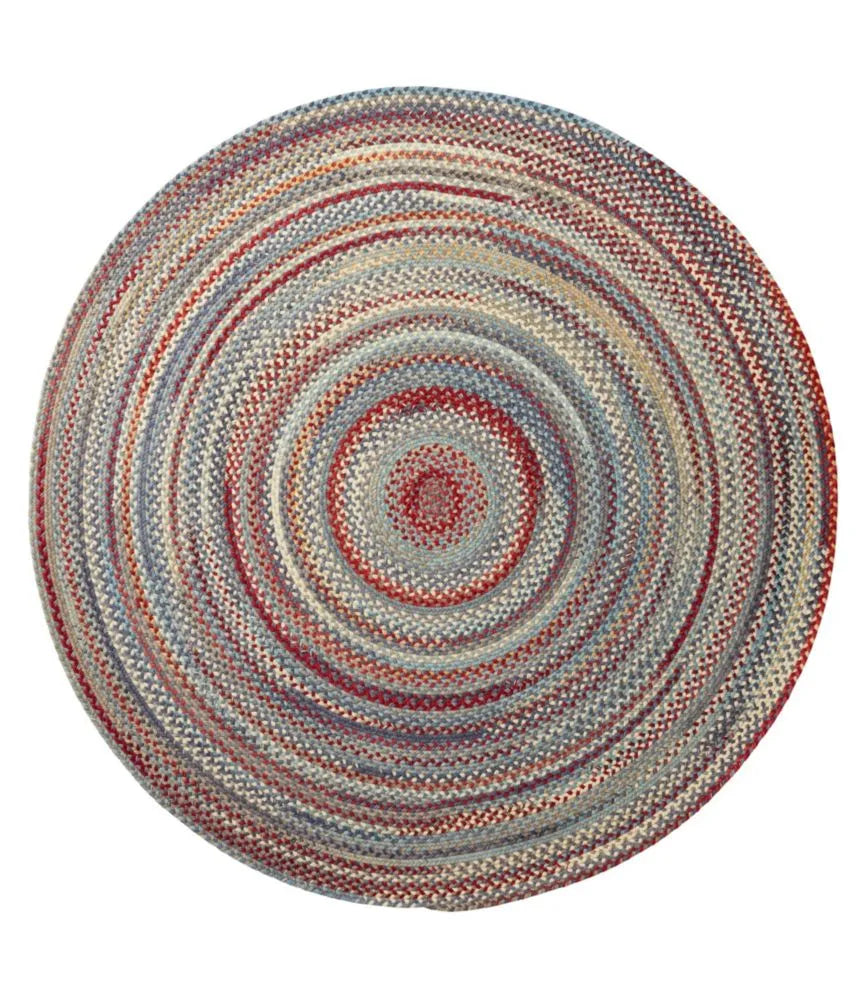 L.L.Bean Braided Wool Rug, 6' Diam.