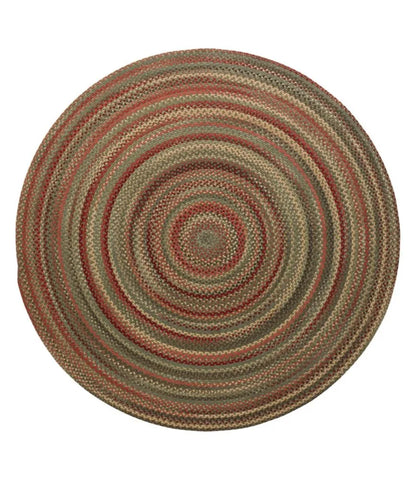 L.L.Bean Braided Wool Rug, 6' Diam.