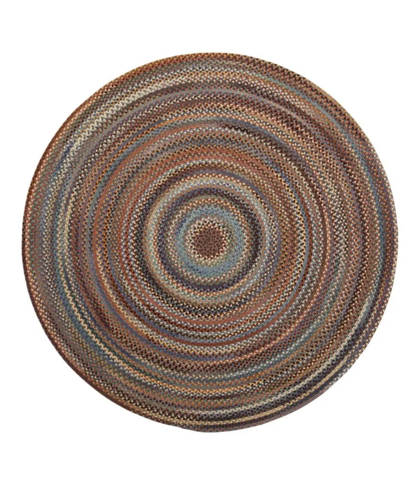 L.L.Bean Braided Wool Rug, 6' Diam.