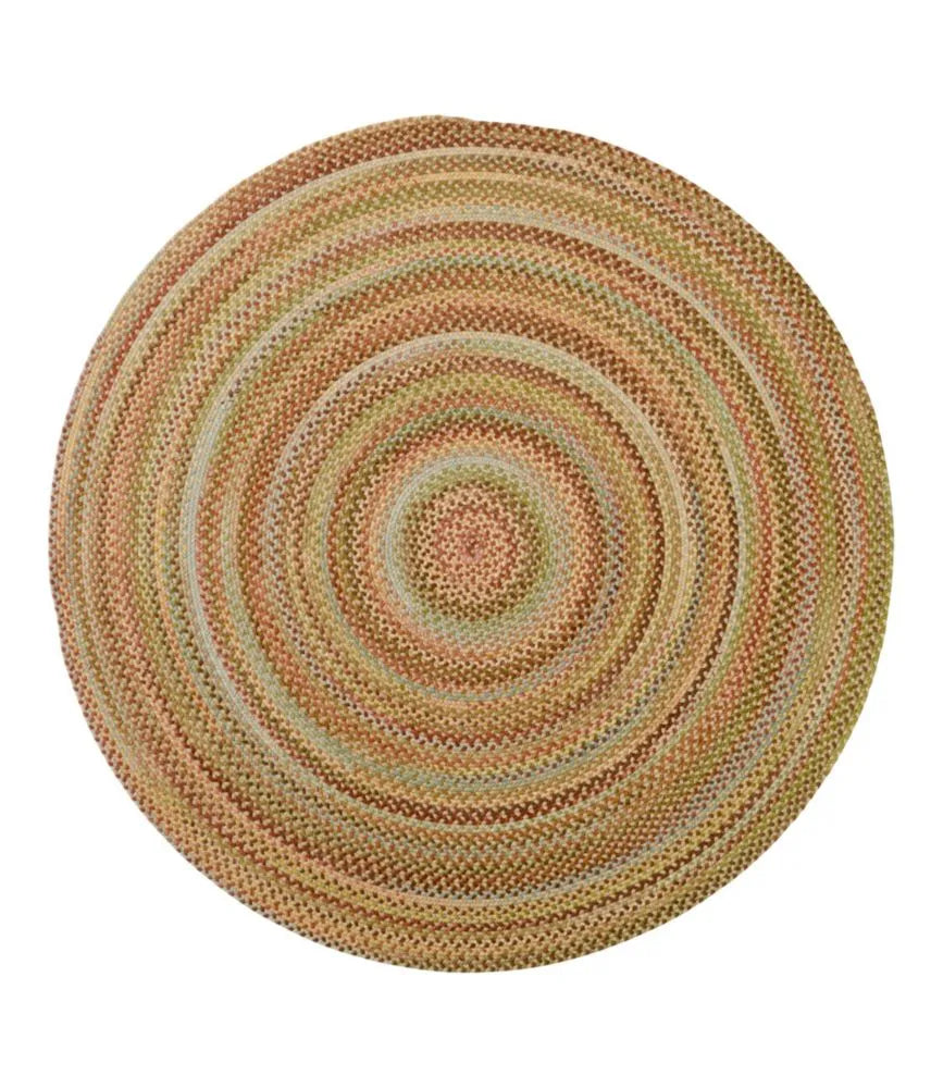 L.L.Bean Braided Wool Rug, 6' Diam.