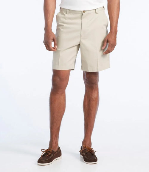 Men's Wrinkle-Free Double L® Chino Shorts, Natural Fit, Hidden Comfort Waist, 8"