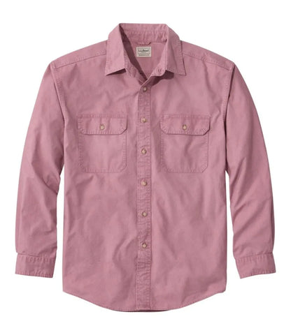Men's Sunwashed Canvas Shirt, Traditional Fit