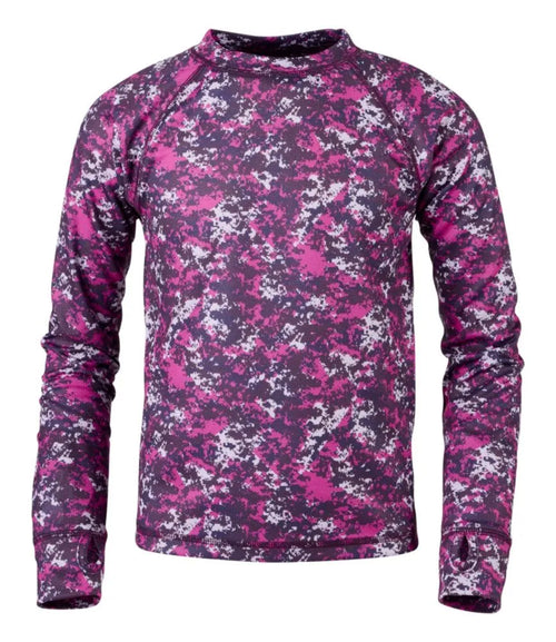 Kids' Wicked Warm Midweight Long Underwear, Top Print