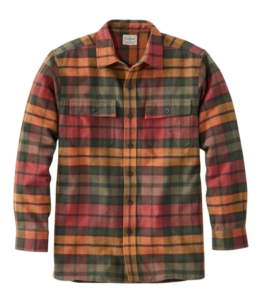 Men's Chamois Shirt, Traditional Fit, Plaid