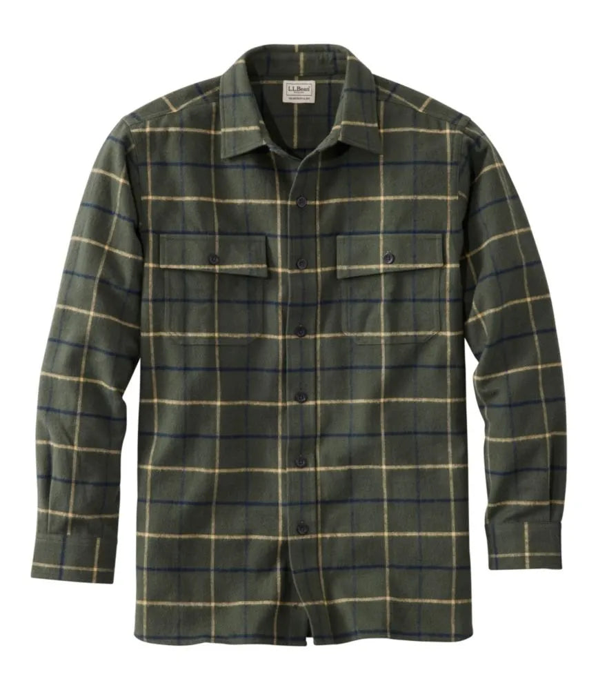 Men's Chamois Shirt, Traditional Fit, Plaid