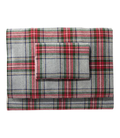 Heritage Chamois Flannel Sheet Collection, Plaid