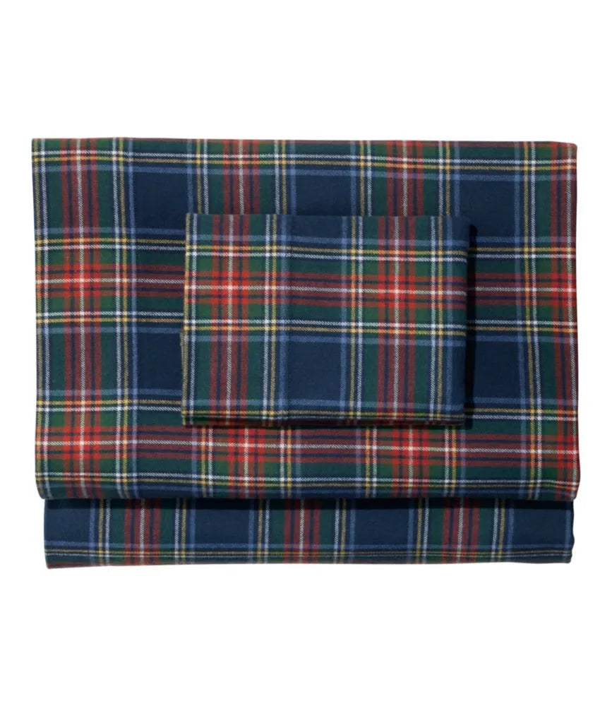 Heritage Chamois Flannel Sheet Collection, Plaid