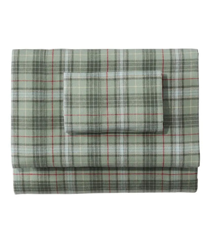 Heritage Chamois Flannel Sheet Collection, Plaid