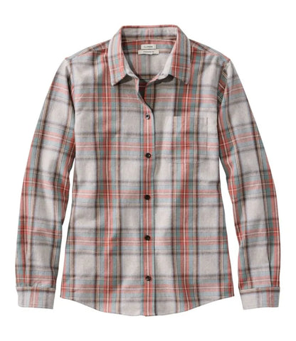 Women's Scotch Plaid Flannel Shirt, Relaxed