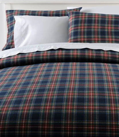 Heritage Chamois Flannel Comforter Cover Collection, Plaid