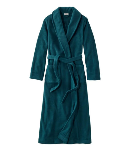 Women's Winter Fleece Robe, Wrap-Front