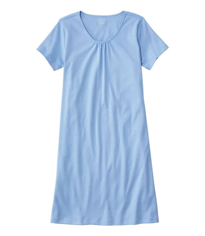 Women's Supima® Nightgown, Short-Sleeve