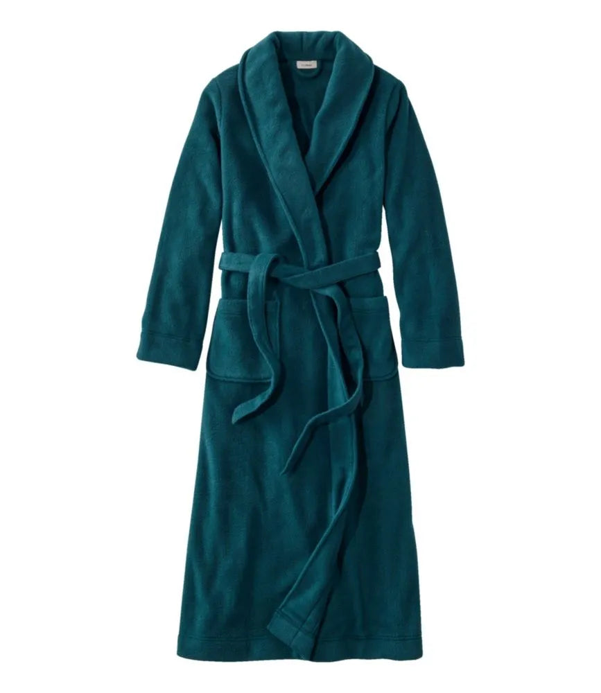 Women's Winter Fleece Robe, Wrap-Front