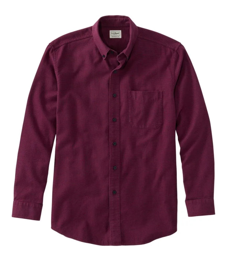 Men's Wicked Good Flannel Shirt, Traditional Fit, Houndstooth
