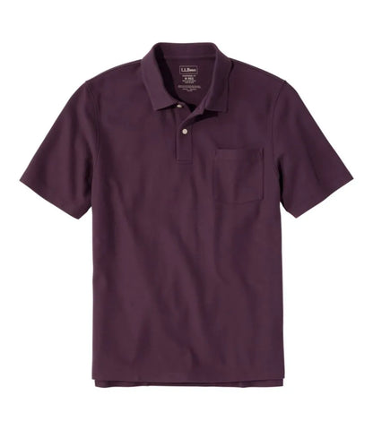 Men's Premium Double L® Polo, Hemmed Short-Sleeve with Pocket