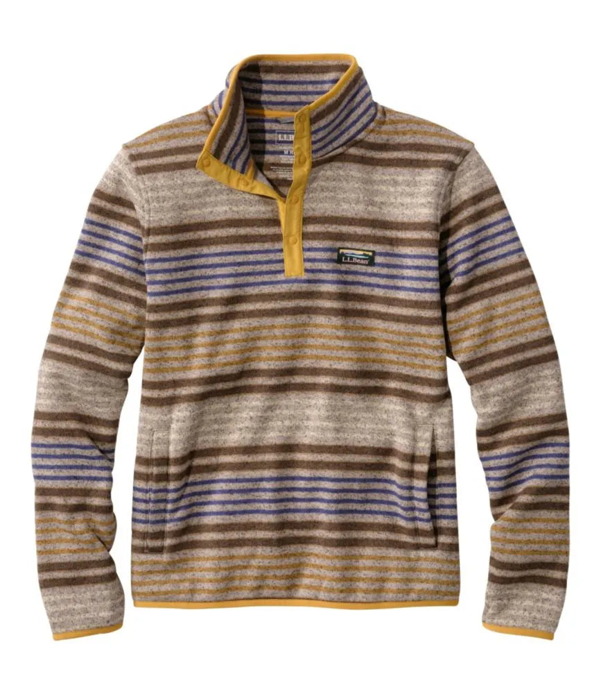 Men's L.L.Bean Sweater Fleece Pullover, Print