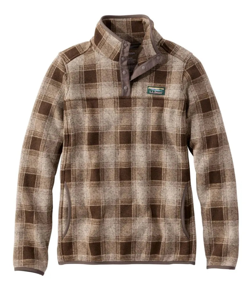 Women's L.L.Bean Sweater Fleece Pullover, Print