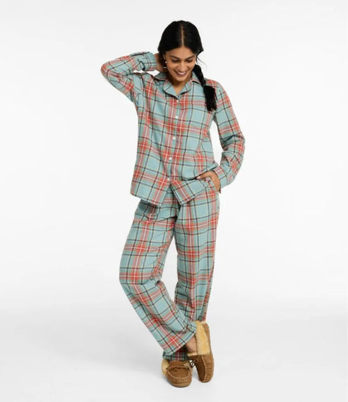 Women's Scotch Plaid Flannel Pajamas