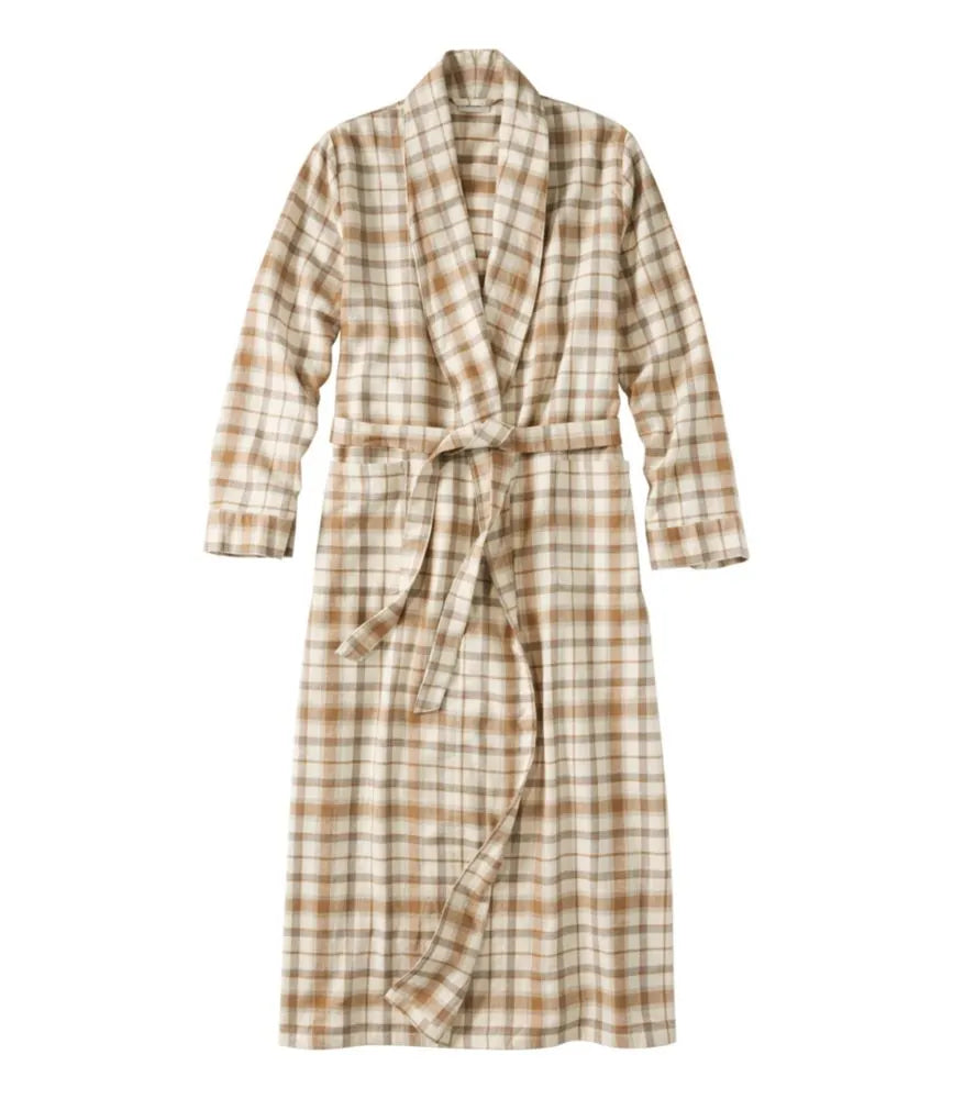 Women's Scotch Plaid Flannel Robe