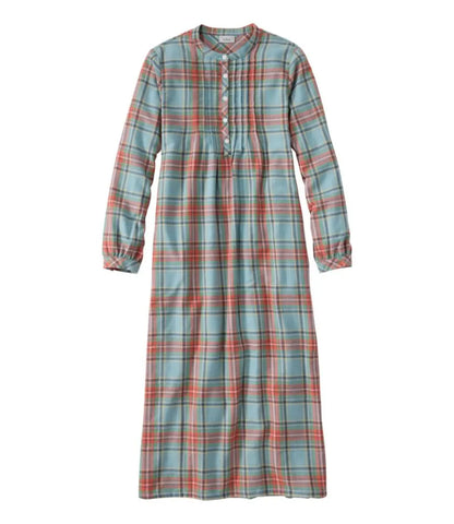 Women's Scotch Plaid Flannel Nightgown
