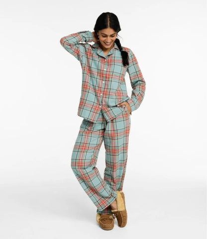 Women's Scotch Plaid Flannel Pajamas